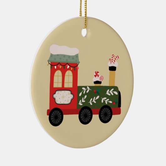 locomotief keramisch ornament (Rechts)