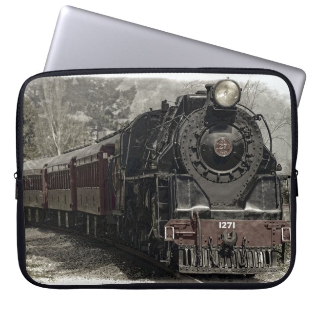  locomotief laptop sleeve (Voorkant)