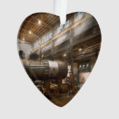 Locomotief - Locomotief reparatiewerkplaats Ornament (voorkant)