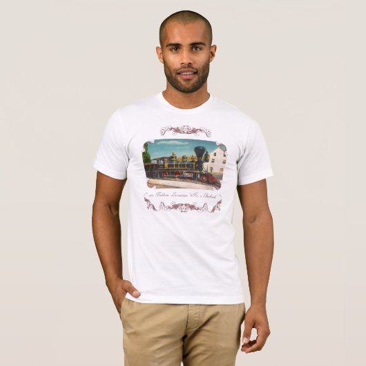  locomotief Mannen Shirt (Voorkant volledig)