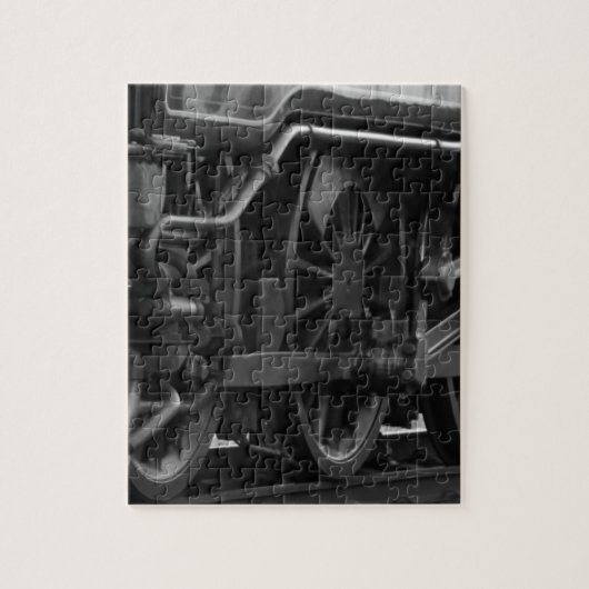 Locomotief monteur school legpuzzel (Verticaal)