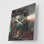  locomotief Night Express - aangepaste trein Vierkante Klok (Hoek)