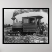 Locomotief op Mesabi Range 1903 Poster (Voorkant)