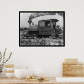 Locomotief op Mesabi Range 1903 Poster (Keuken)