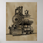 locomotief poster (Voorkant)