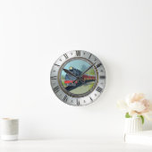 LOCOMOTIEF RONDE KLOK (Huis)