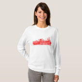 Locomotief - rood t-shirt (Voorkant volledig)