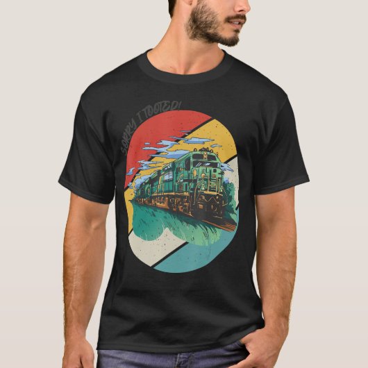 Locomotief Sorry dat ik getookte treinbestuurder g T-shirt (Voorkant)