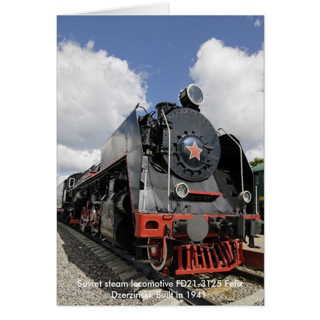 Locomotief, Sovjet stoomlocomotief FD21-3125 F... (Voorkant)