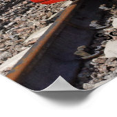 Locomotief, sovjetstoomlocomotief L-2342 "Swa... Poster (Hoek)