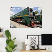 Locomotief, Sovjetstoomlocomotief P36-0001. B... Poster (Thuiskantoor)