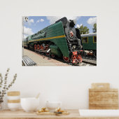Locomotief, Sovjetstoomlocomotief P36-0001. B... Poster (Keuken)