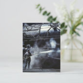 Locomotief Steam Bath: 1943 Briefkaart (Staand voorkant)