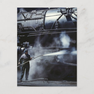 Locomotief Steam Bath: 1943 Briefkaart