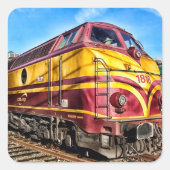  locomotief Sticker (Voorkant)
