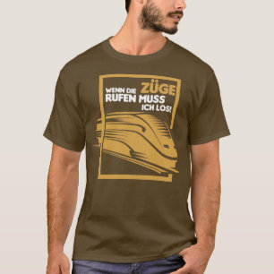 locomotief treinmachinist 1 t-shirt