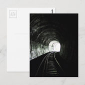 Locomotief tunnel briefkaart (Voorkant / Achterkant)