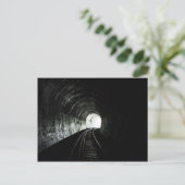 Locomotief tunnel briefkaart (Staand voorkant)