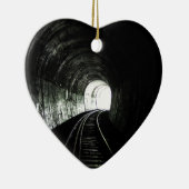 Locomotief tunnel keramisch ornament (Rechts)