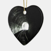 Locomotief tunnel keramisch ornament (Links)