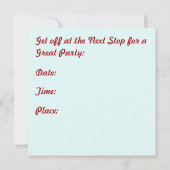 Locomotief Uitnodiging (Achterkant)