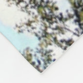 locomotief van de spoorweg Alaska en bergen Fleece Deken (Hoek)