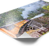 Locomotief van de spoorweg Durango en Silverton Foto Afdruk (Hoek)