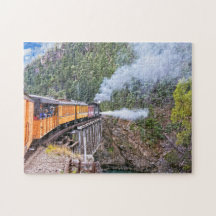 Locomotief van de spoorweg Durango en Silverton
