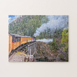Locomotief van de spoorweg Durango en Silverton Legpuzzel