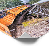 Locomotief van de spoorweg Durango en Silverton Poster (Hoek)
