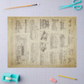 Locomotief van loopgraven tissuepapier (Craft)