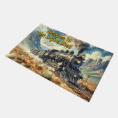 Locomotief van  stuurmachinemotor deurmat (Schuin)