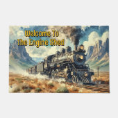 Locomotief van  stuurmachinemotor deurmat (Voorkant)