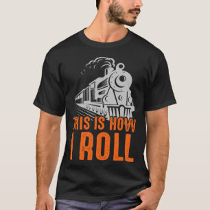 Locomotief Zo rol ik de trein T-shirt