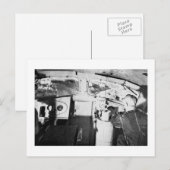  locomotiefingenieur in de cabine briefkaart (Voorkant / Achterkant)