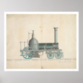 Locomotiefontwerp (1344) poster (Voorkant)