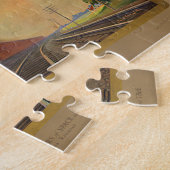 Locomotiefspoor voor trein- en stuurmachinemotoren legpuzzel (Zijkant)