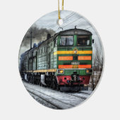 Locomotieftrein 2T3109-0384, versierd Keramisch Ornament (Links)