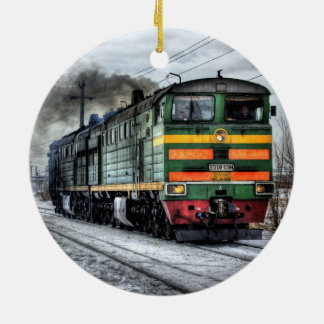 Locomotieftrein 2T3109-0384, versierd Keramisch Ornament
