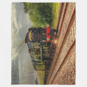 Locomotieftrein Fleece Deken (Voorkant)