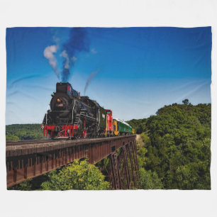 Locomotieftrein Fleece Deken