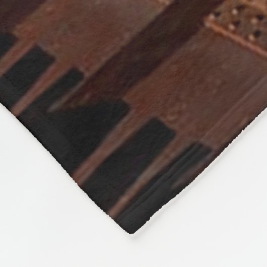 Locomotieftrein Fleece Deken (Hoek)