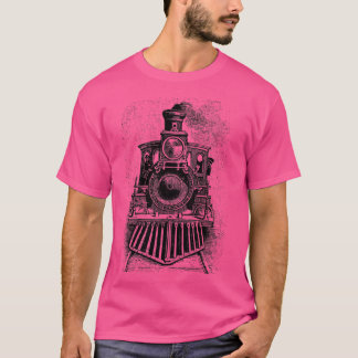 locomotieftrein naar voren gericht t-shirt