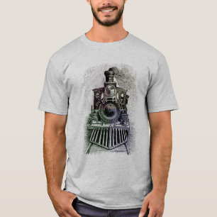 Locomotieftrein T-shirt voor vader