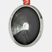 Locomotieftunnel Metalen Ornament (Links)