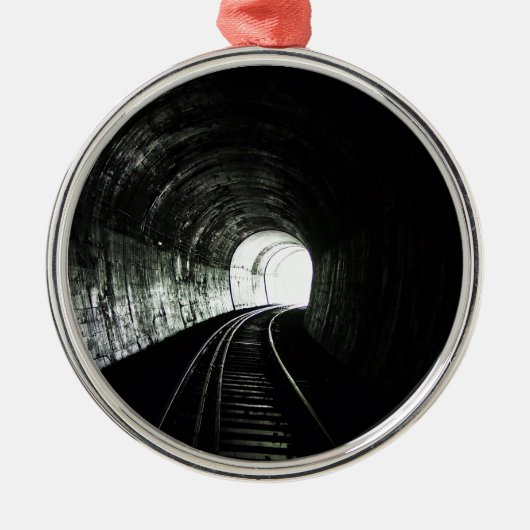 Locomotieftunnel Metalen Ornament (Voorkant)