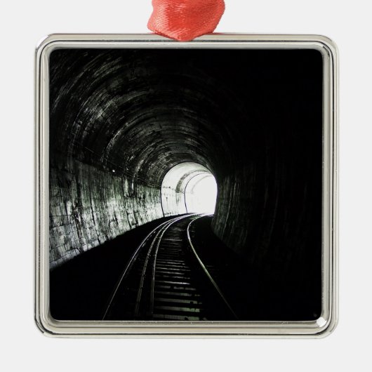 Locomotieftunnel Metalen Ornament (Voorkant)