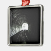 Locomotieftunnel Metalen Ornament (Links)