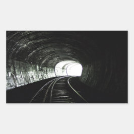 Locomotieftunnel Rechthoekige Sticker