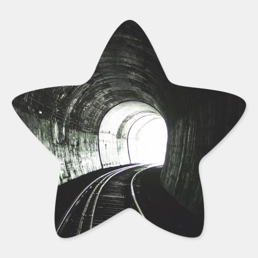 Locomotieftunnel Ster Sticker (Voorkant)